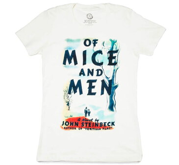 [Out of Print] John Steinbeck / Of Mice and Men Tee (Ivory) (Womens)