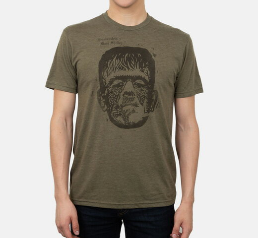 [Out of Print] Mary Wollstonecraft Shelley / Frankenstein Tee [Penguin Horror] (Green)
