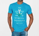 Out of Print Robert M. Pirsig / Zen and the Art of Motorcycle Maintenance Tee (Turquoise)