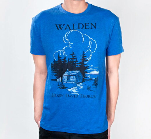 Out of Print Henry David Thoreau / Walden Tee (Blue)