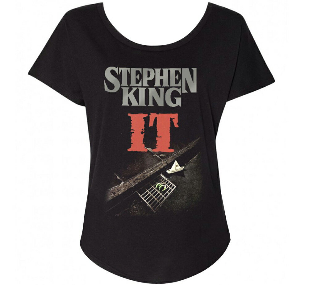 Rakuten - [Out of Print] Stephen King / It Womens Relaxed Fit Tee (Black)
