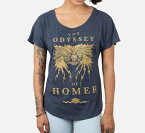 [Out of Print] Homer / The Odyssey Womens Relaxed Fit Tee [Gilded] (Vintage Navy)