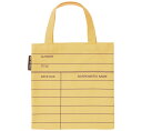 [Out of Print] Library Card Kids Tote Bag (Yellow)