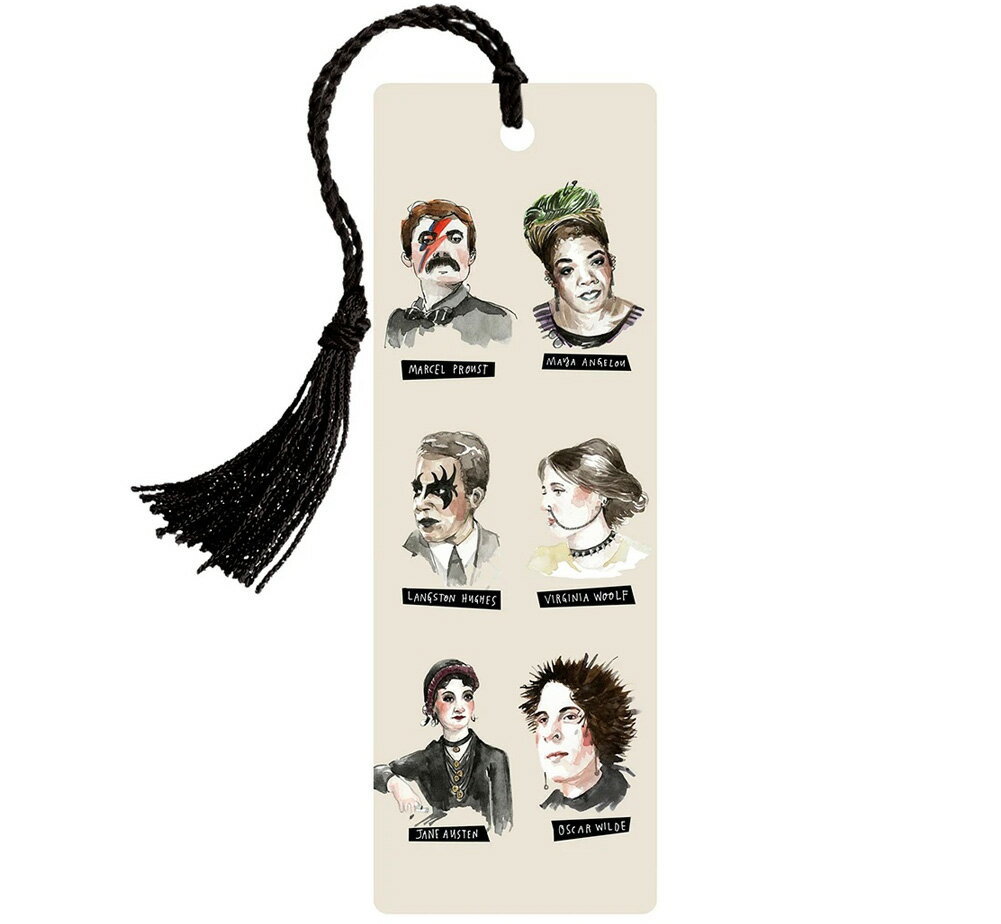 [Out of Print] Punk Rock Authors Bookmark - パンク・ロック・オーサーズ しおり