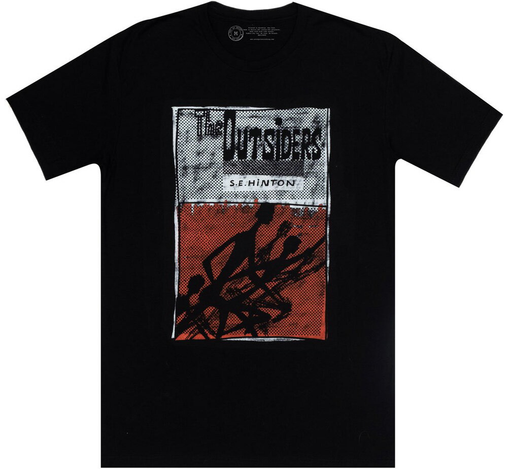 [Out of Print] S. E. Hinton / The Outsiders Tee 2 (Black)S.E. ヒントン / アウトサイダー (1967) Tシャツ