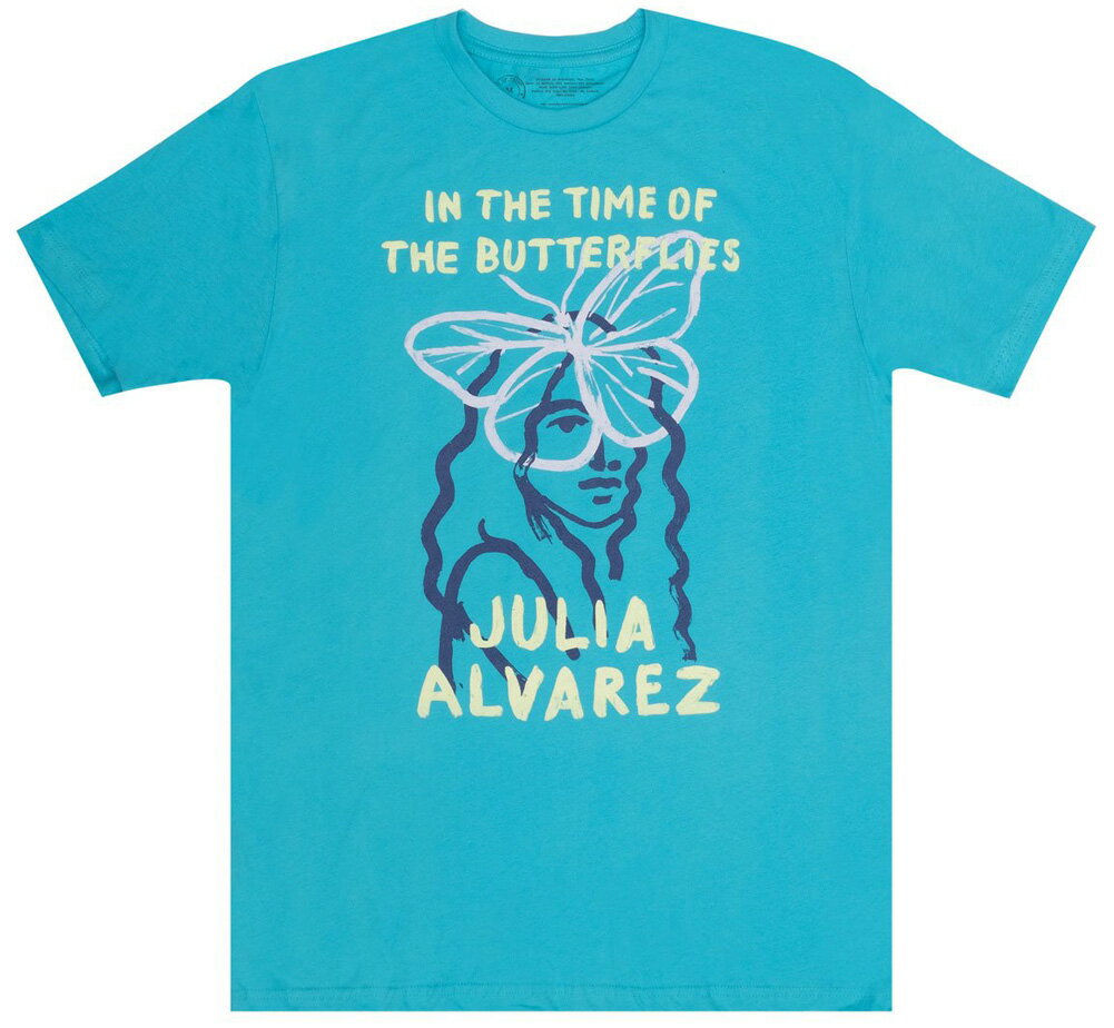  Julia Alvarez / In the Time of the Butterflies Tee (Tahiti Blue) - フリア・アルバレス / 蝶たちの時代 Tシャツ