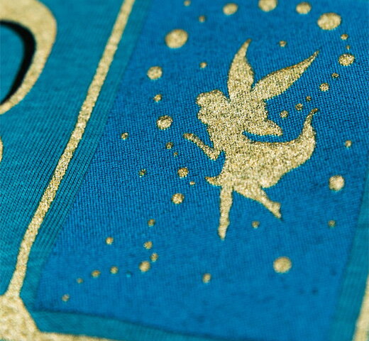 [Out of Print] J. M. Barrie / Peter Pan (MinaLima) Tee (Teal) - ジェームス・マシュー・バリー / ピーター・パン Tシャツ