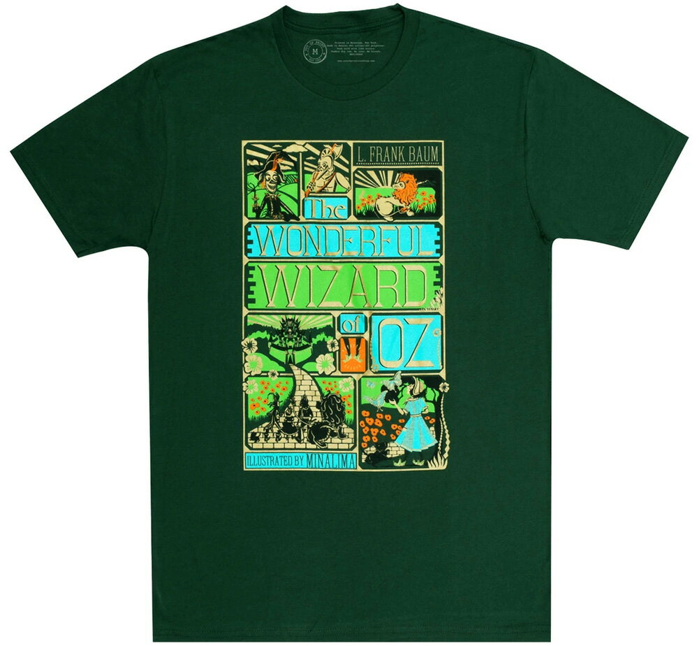 [Out of Print] L. Frank Baum / The Wonderful Wizard of Oz (MinaLima) Tee (Forest Green) - AEgEIuEvgIY̖@g TVc