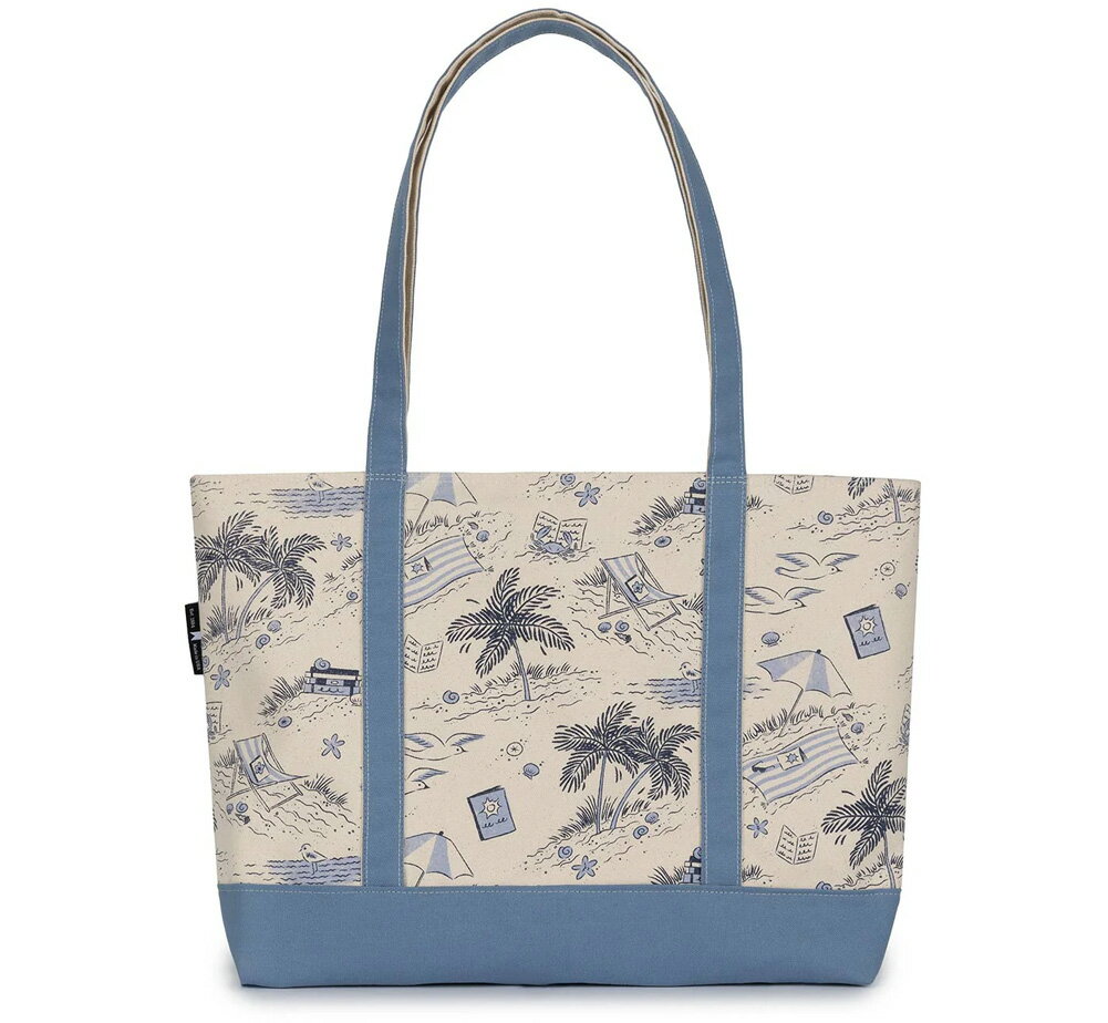手提包 - [Out of Print] Vacation Vibes Large Zippered Tote Bag - バケーション・ヴァイブス ジップ トートバッグ