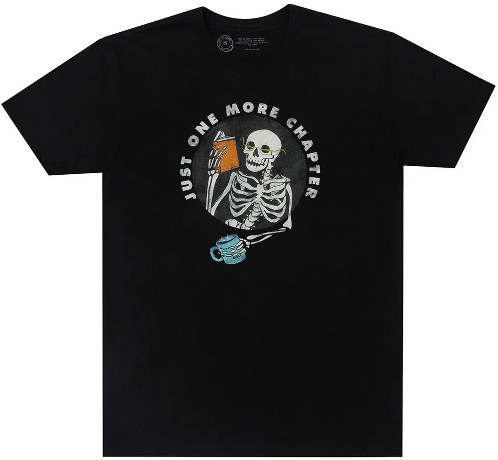 Rakuten - [Out of Print] Just One More Chapter Tee (Black) -「あともう1章だけ読んじゃおう」Tシャツ