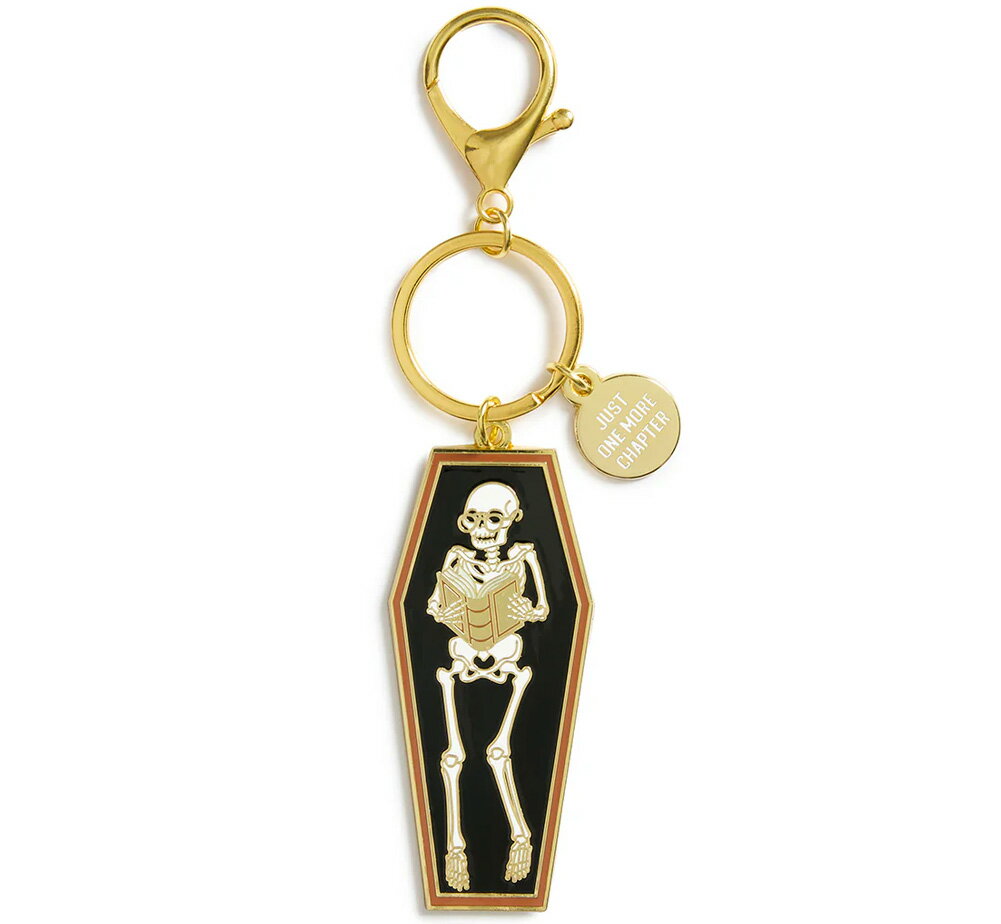  Just One More Chapter Keychain - あともう1章だけ読んじゃおう キーホルダー