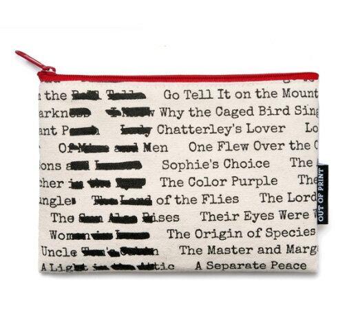  Banned Books Pouch - 発禁本 デザイン ポーチ