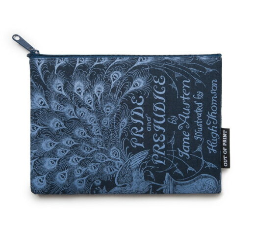 [Out of Print] Jane Austen / Pride and Prejudice Pouch (Navy)