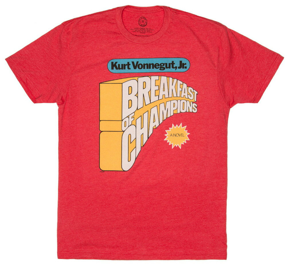 Out of Print Kurt Vonnegut / Breakfast of Champions Tee (Red)