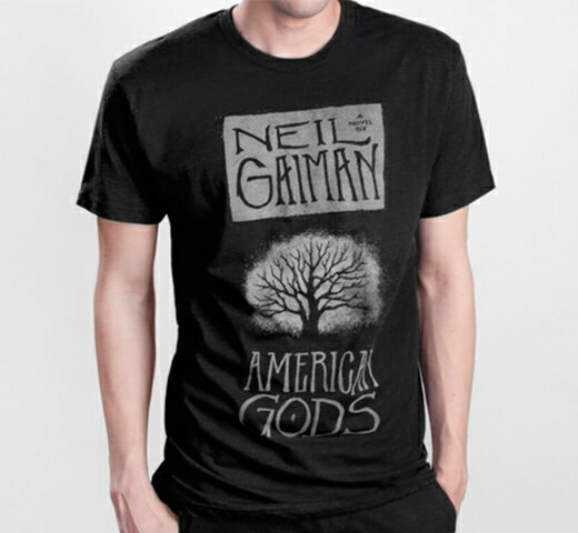 Out of Print Neil Gaiman / American Gods Tee (Black)