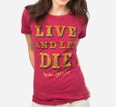 [Out of Print] Ian Fleming / Live and Let Die Tee (Red) (Womens)