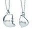 [Out of Print] East and West Egg Necklace (The Great Gatsby) (Silver)