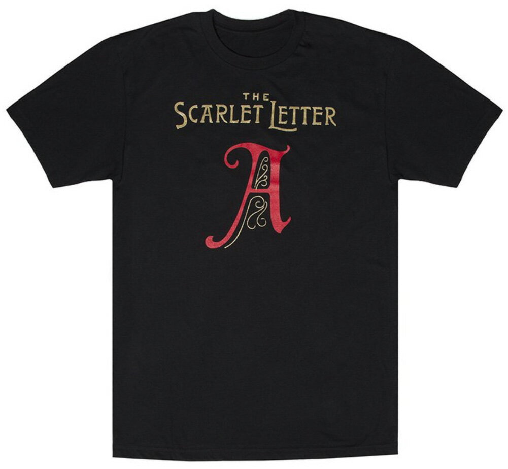  Nathaniel Hawthorne / The Scarlet Letter Tee  (Black)