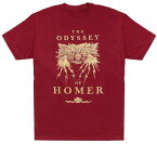 [Out of Print] Homer / The Odyssey Tee [Gilded] (Cardinal)
