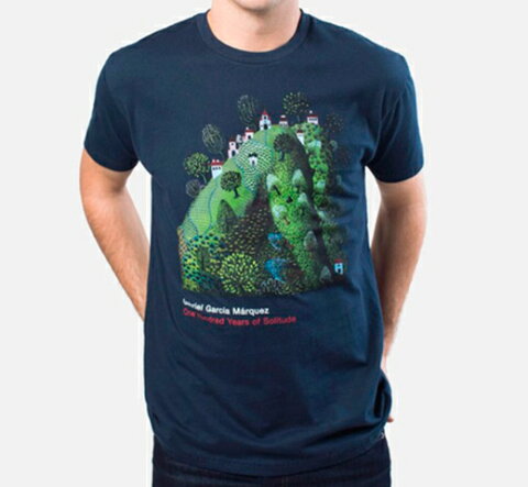 [Out of Print] Gabriel García Márquez / One Hundred Years of Solitude Tee (Navy)