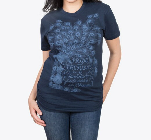 [Out of Print] Jane Austen / Pride and Prejudice Tee (Midnight Navy)