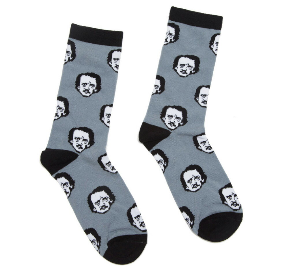 [Out of Print] Edgar Allan Poe / Poe-ka Dots Socks