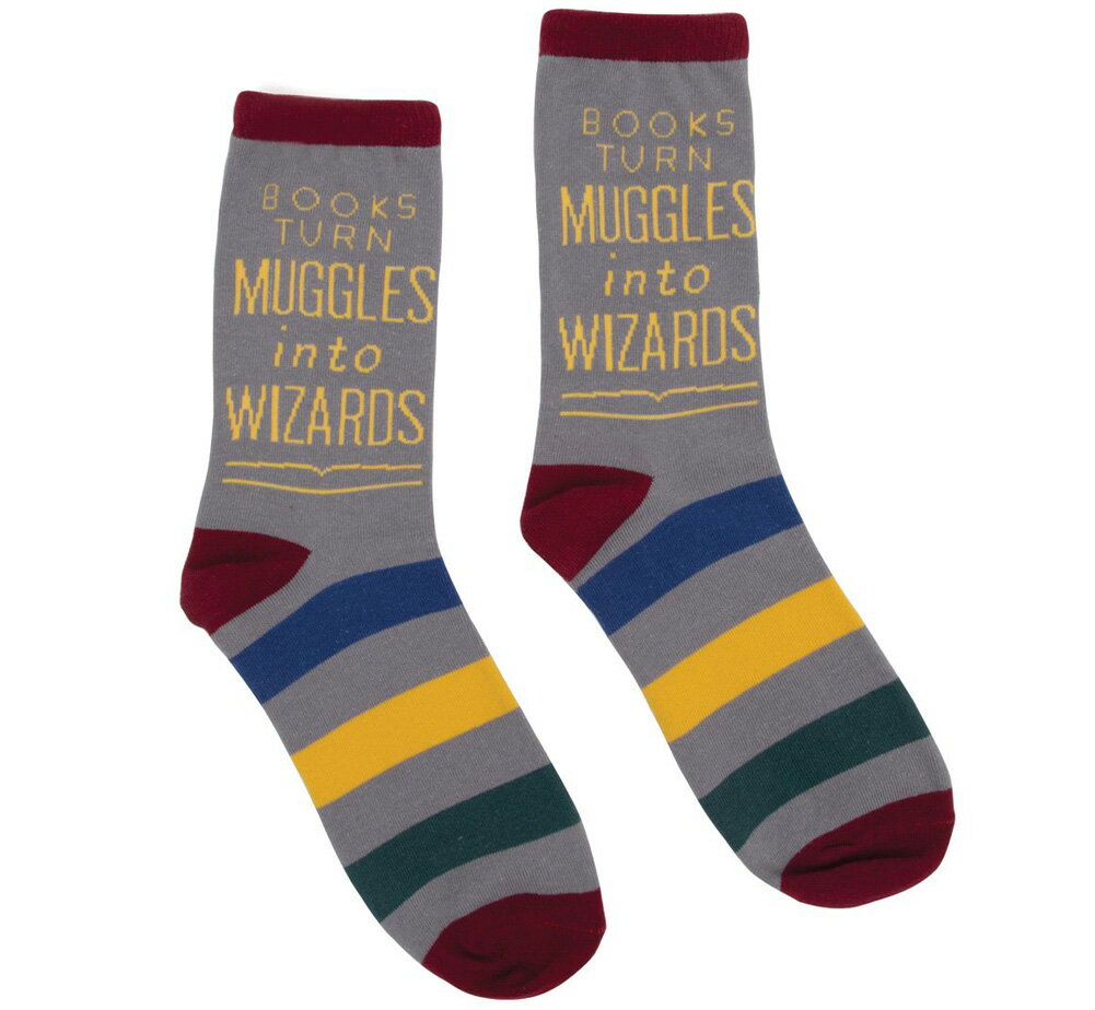 [Out of Print] Harry Potter Alliance / Books Turn Muggles Into Wizards Socks - n[E|b^[ \bNX