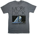 Out of Print Herman Melville / Moby-Dick Tee (Heather Grey)