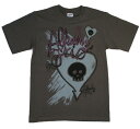 Alkaline Trio / A3 Script Tee (Charcoal Gray) - アルカライン トリオ Tシャツ