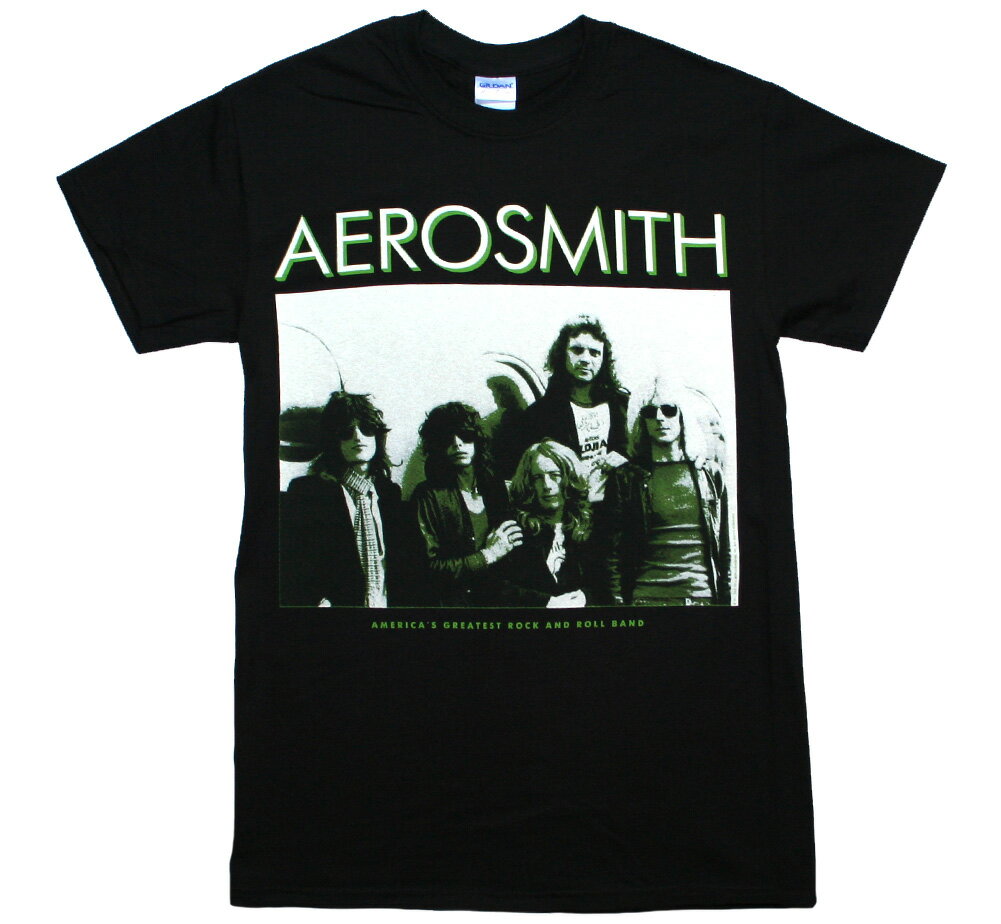 楽天LuryAerosmith / America's Greatest Rock and Roll Band Tee （Black） - エアロスミス Tシャツ