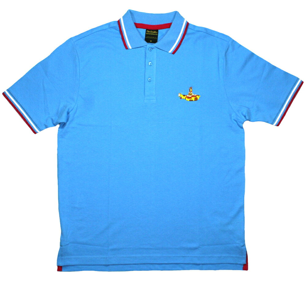 The Beatles / Yellow Submarine Polo Shirt (Light Blue) - ザ・ビートルズ ポロシャツ