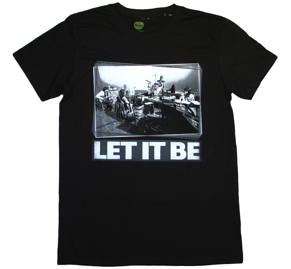 The Beatles / Let It Be Tee 2 (Black) - UEr[gY TVc