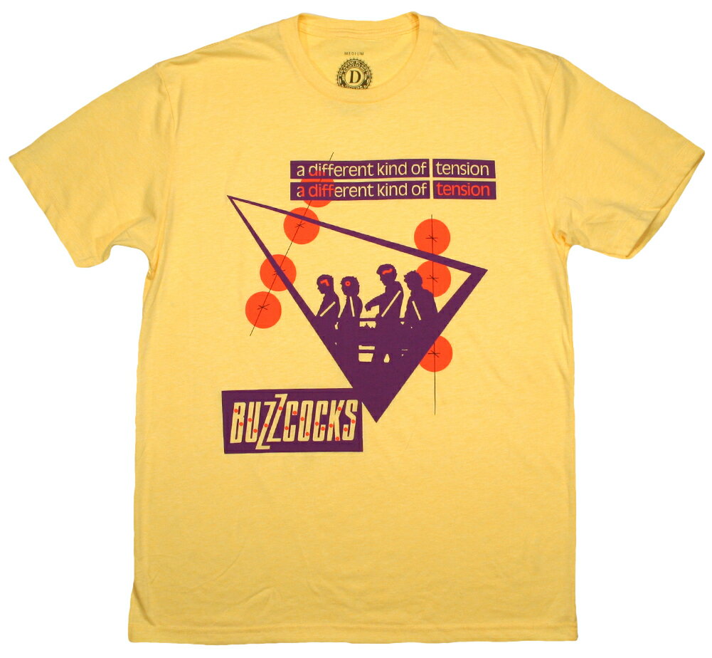 Buzzcocks / A Different Kind of Tension Tee (Banana Cream) - oYRbNX TVc