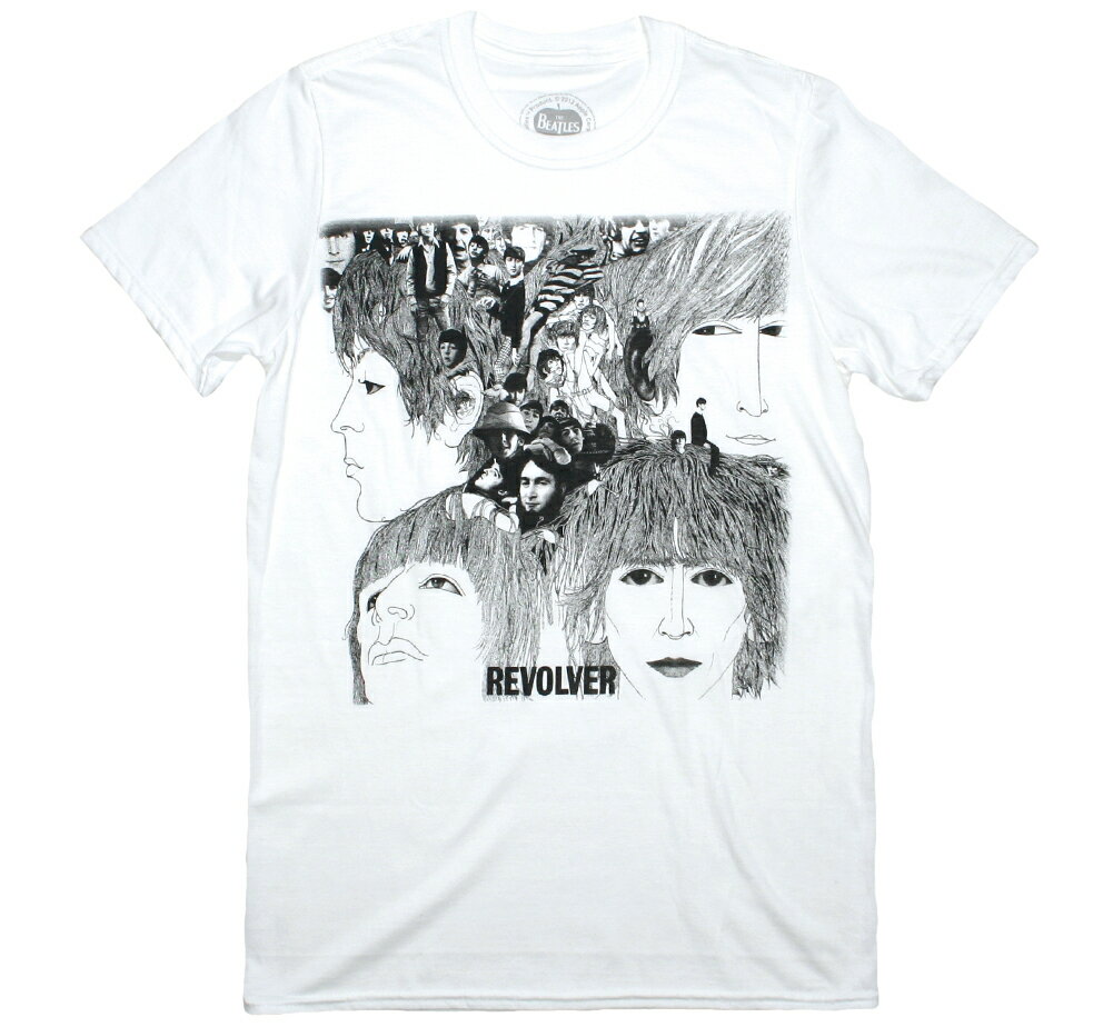 The Beatles / Revolver Tee 6 (White) - ザ ビートルズ Tシャツ