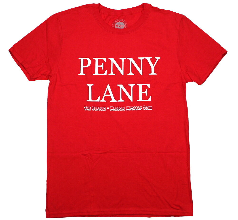The Beatles / Penny Lane Tee (Red) - ザ・ビートルズ Tシャツ