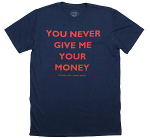 The Beatles / You Never Give Me Your Money Tee (Navy Blue) - ӡȥ륺 T