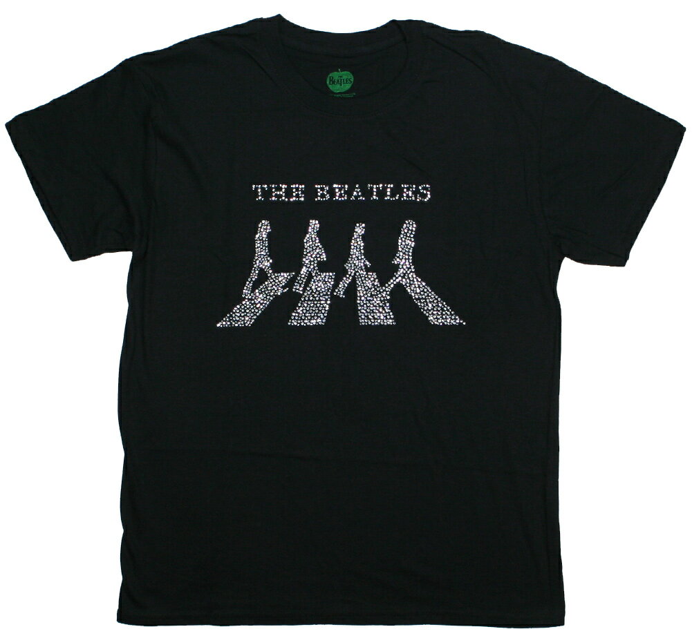 The Beatles / Abbey Road Diamante Tee 8 (Black) - ザ・ビートルズ Tシャツ
