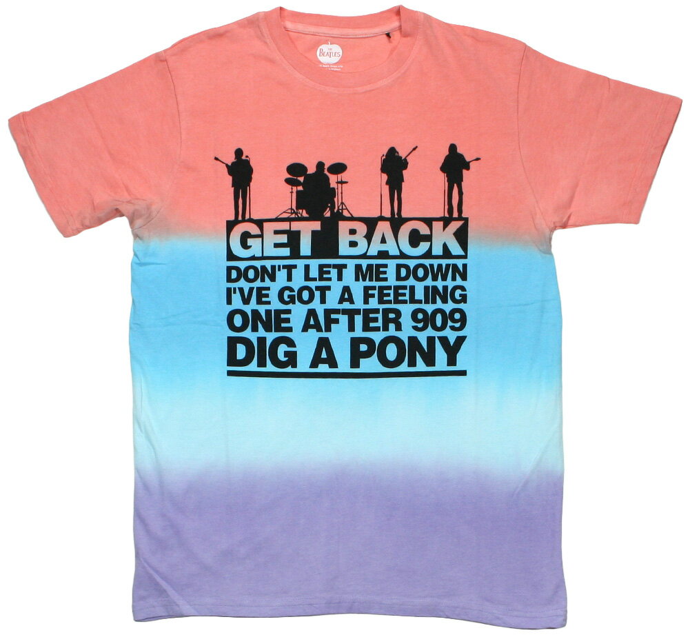 乐天商城 - The Beatles / Get Back Tee 4 (Multicolour) - ザ・ビートルズ Tシャツ