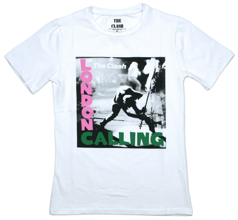 Rakuten - The Clash / London Calling Womens Tee 7 (White) - ザ・クラッシュ Tシャツ