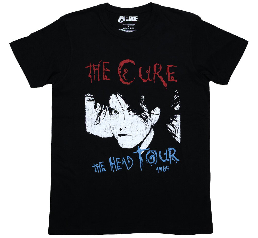 The Cure / The Head Tour 1985 Tee (Black) [Premium Carbon] - ザ・キュアー Tシャツ
