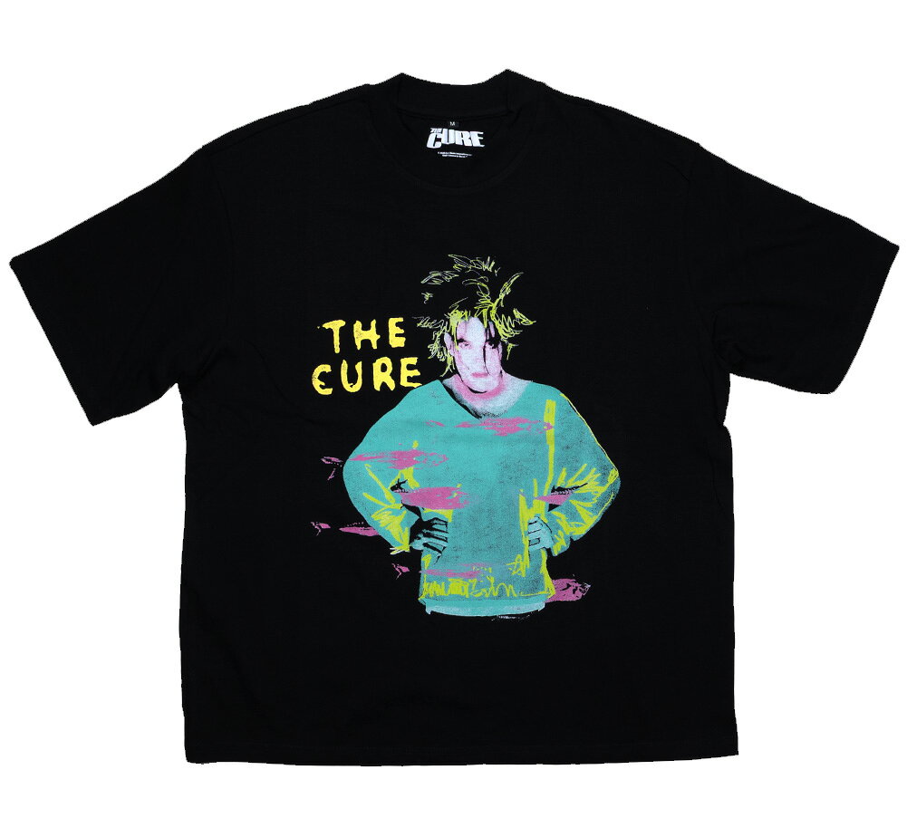 The Cure / The Beach Party Tour Boxy Tee 4 (Black) - ザ・キュアー Tシャツ