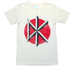 Dead Kennedys / Distressed Logo Tee (Vintage White) - デッド・ケネディーズ Tシャツ