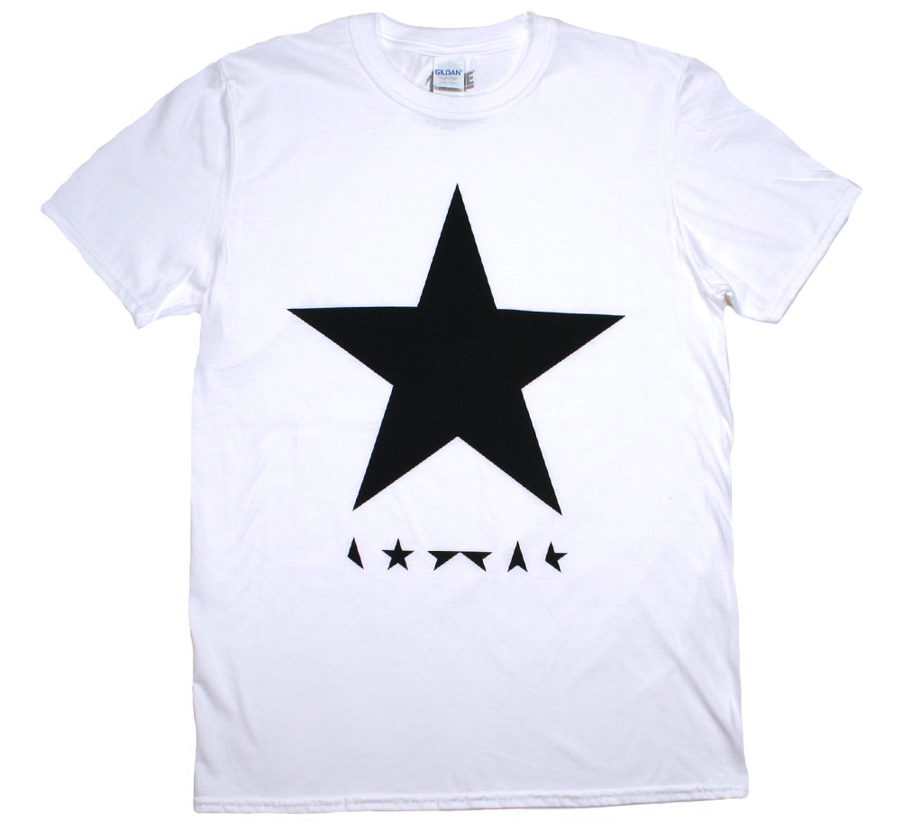 David Bowie / ★(Blackstar) Tee 4 (White) - デヴィッド・ボウイ Tシャツのサムネイル