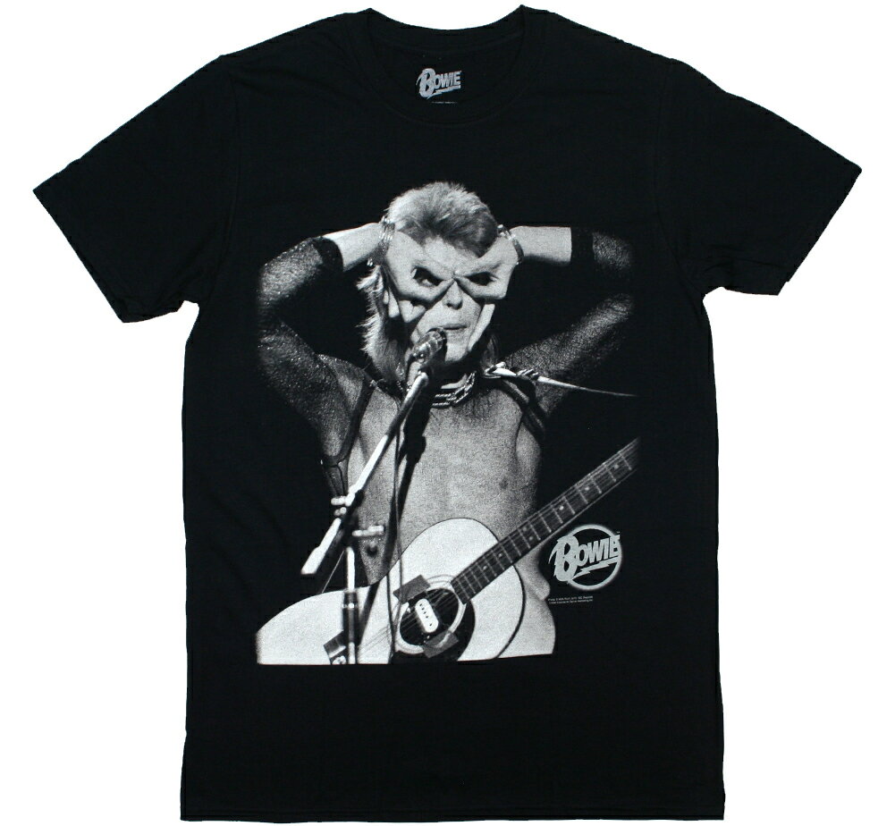 David Bowie / Hand Glasses Tee 2 (Black) - デヴィッド・ボウイ Tシャツ