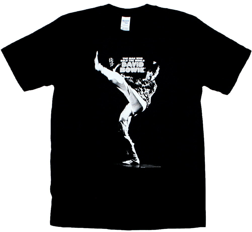 David Bowie / The Man Who Sold the World Tee 2 (Black) - デヴィッド・ボウイ Tシャツ