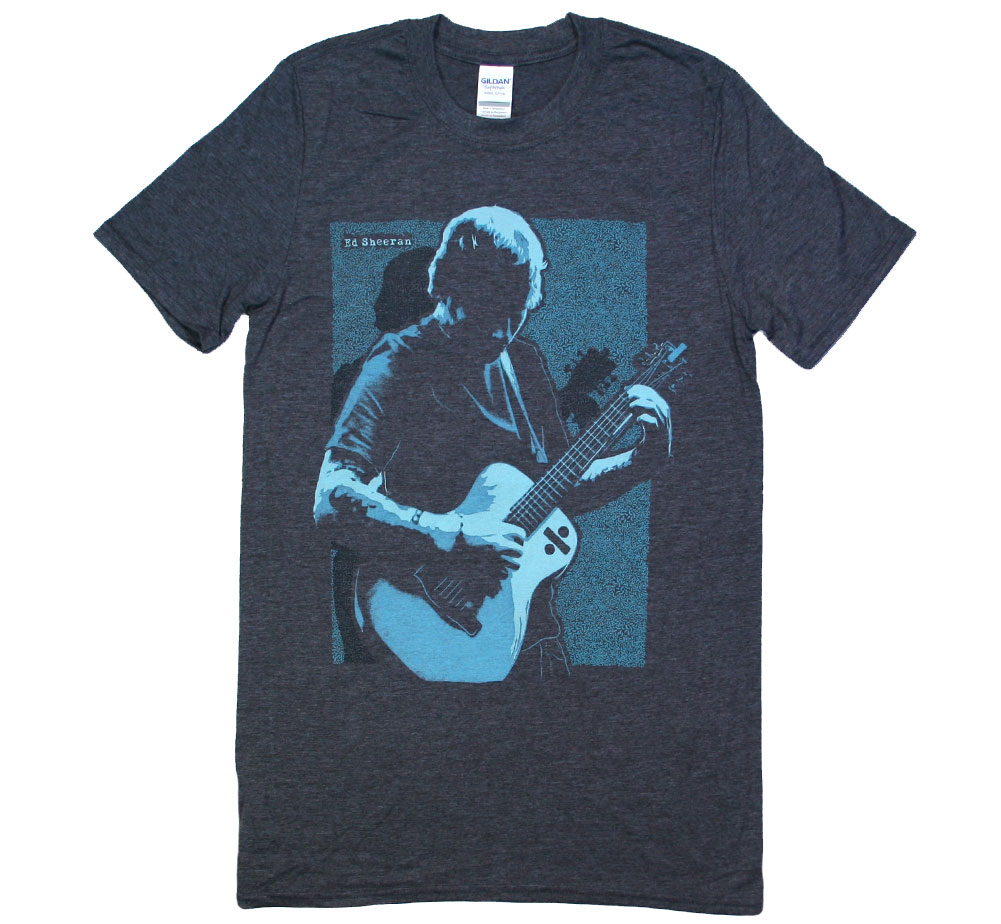 Ed Sheeran / Portrait Tee (Charcoal) - GhEV[ TVc