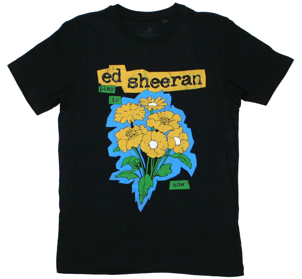 Rakuten - Ed Sheeran / Play is Now Tee 1 (Black) - エド・シーラン Tシャツ