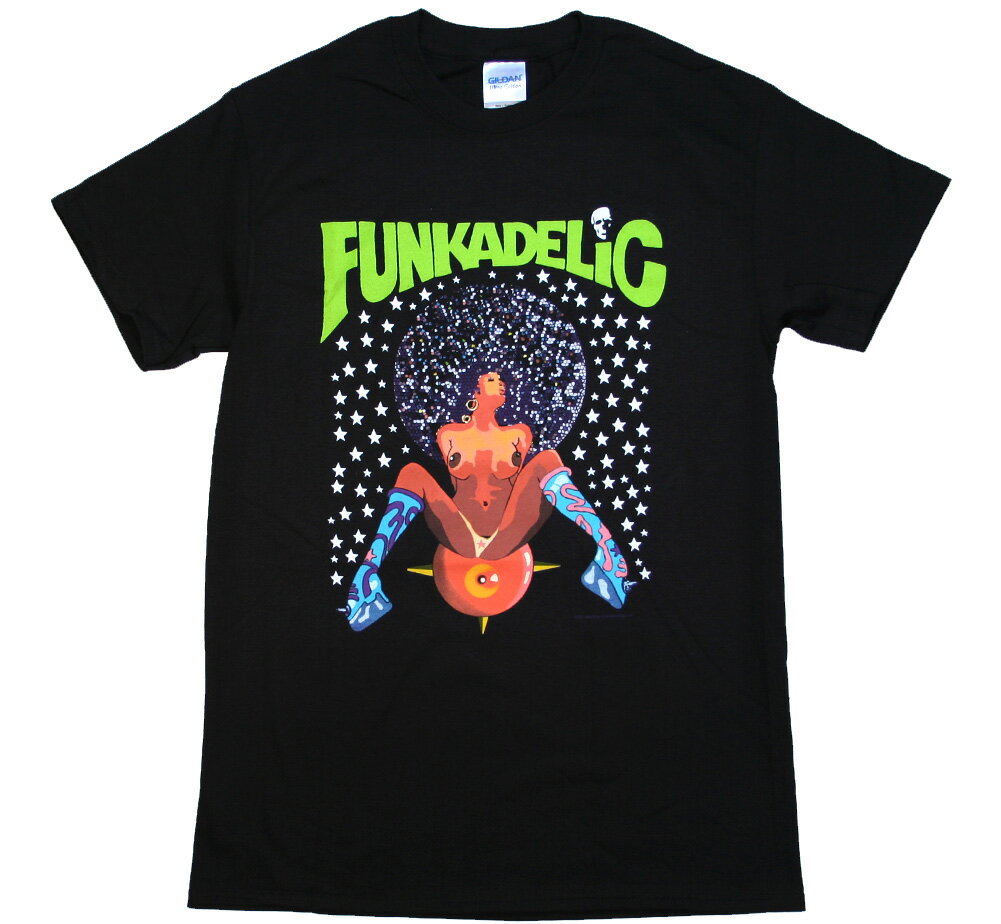 楽天LuryFunkadelic / Afro Girl Tee （Black） - ファンカデリック Tシャツ