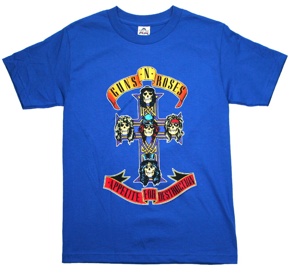 Guns N' Roses / Appetite for Destruction Tee (Royal) - KYEAhE[[Y TVc