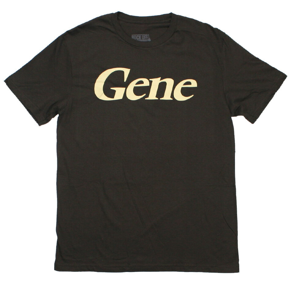 Rakuten - Gene / Band Logo Tee 1 (Brown) - ジーン Tシャツ